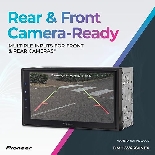 PIONEER CAR DMHW4660NEX Multimedia Digital Media Receiver With Wireless Apple CarPlay and Android Auto, 6.8-inch Capacitive Touchscreen, Double-DIN, Built-In Bluetooth, WiFi and Amazon Alexa PIONEER CAR DMHW4660NEX Multimedia Digital Media Receiver With Wireless Apple CarPlay and Android Auto, 6.8-inch Capacitive Touchscreen, Double-DIN, Built-In Bluetooth, WiFi and Amazon Alexa